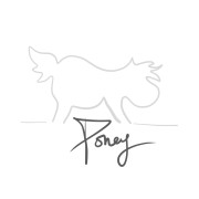 Logo-gris-blanc Poney Illustrations